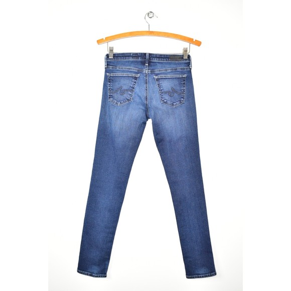 Adriano Goldschmied AG The Stilt Cigarette Leg Jeans Size 27 Low Rise Ankle Blue - Picture 6 of 13